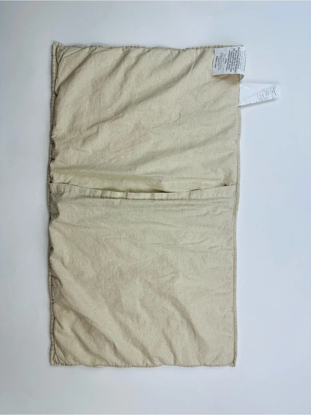 Pottery Barn Neutral Textured Linen King Pillow Sham